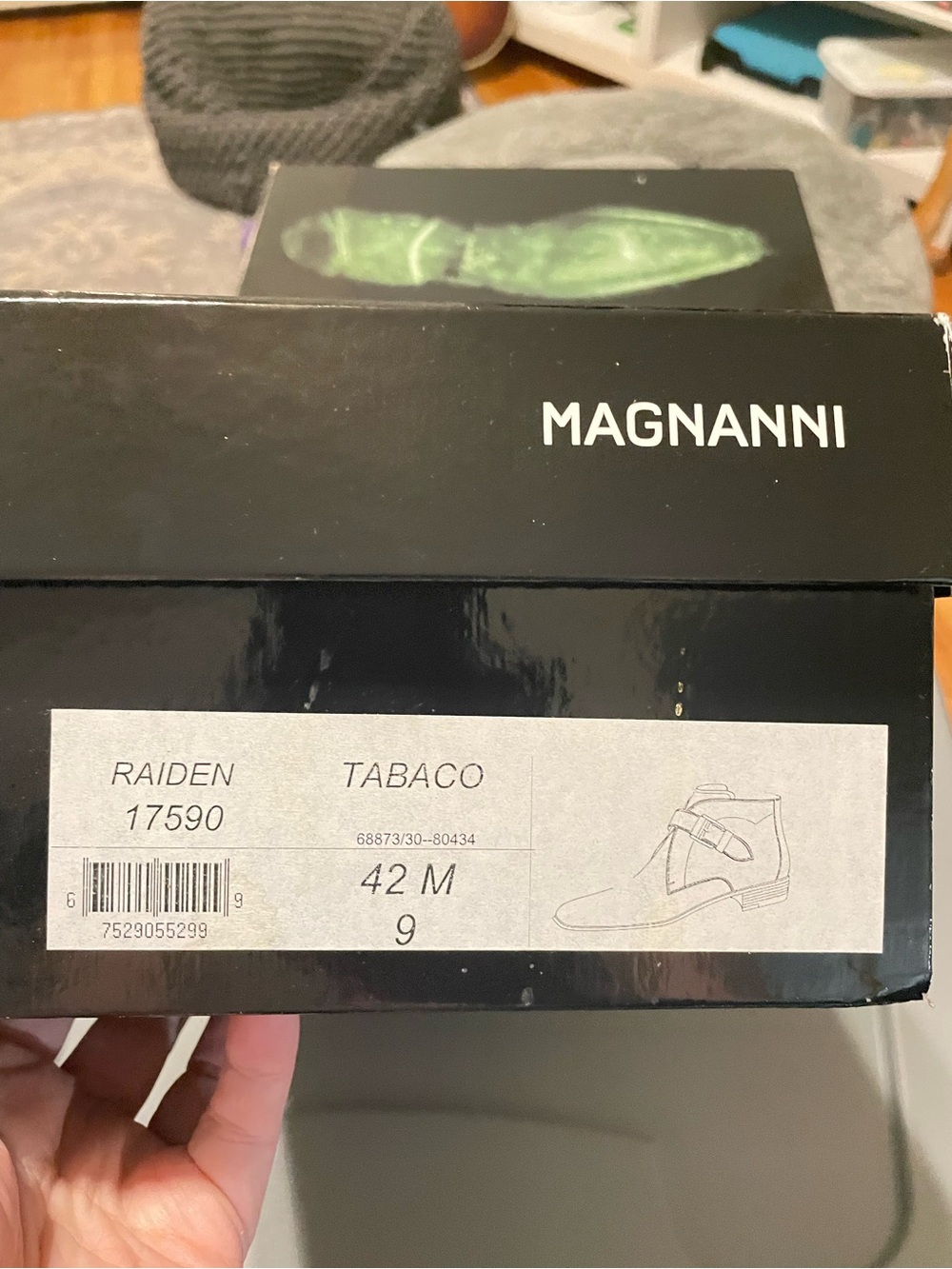 Magnanni Cognac Double Monk Boots - Picture 7 of 7